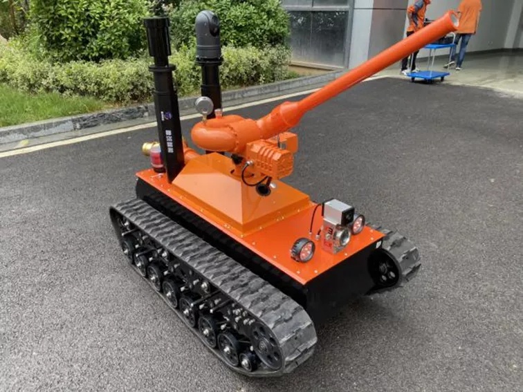 【新品發布】有了干粉滅火機器人，滅了它:電力管廊火災