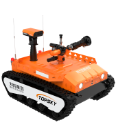 防爆消防滅火偵察機(jī)器人【重型超級(jí)動(dòng)力】 (第5代，360°升降云臺(tái)探測(cè)裝置+語(yǔ)音控制）